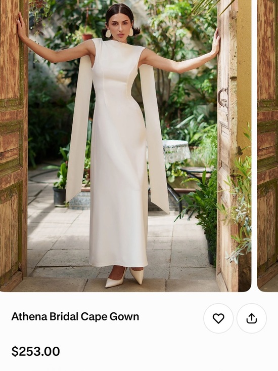 Dresses & Skirts - Cape Gown - White